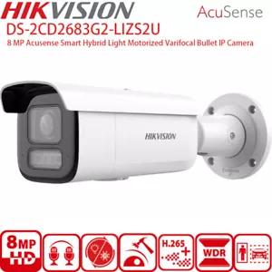 Hikvision 8MP Bullet IP Camera 4K Motorized Varifocal lens DS-2CD2683G2-LIZS2U - Picture 1 of 7