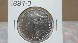 1887 O Morgan Dollar AU - Picture 1 of 2