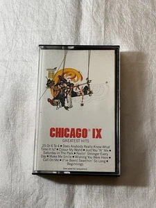 Chicago IX Greatest Hits Compilation Cassette Tape 70s Classic Rock - Picture 1 of 3