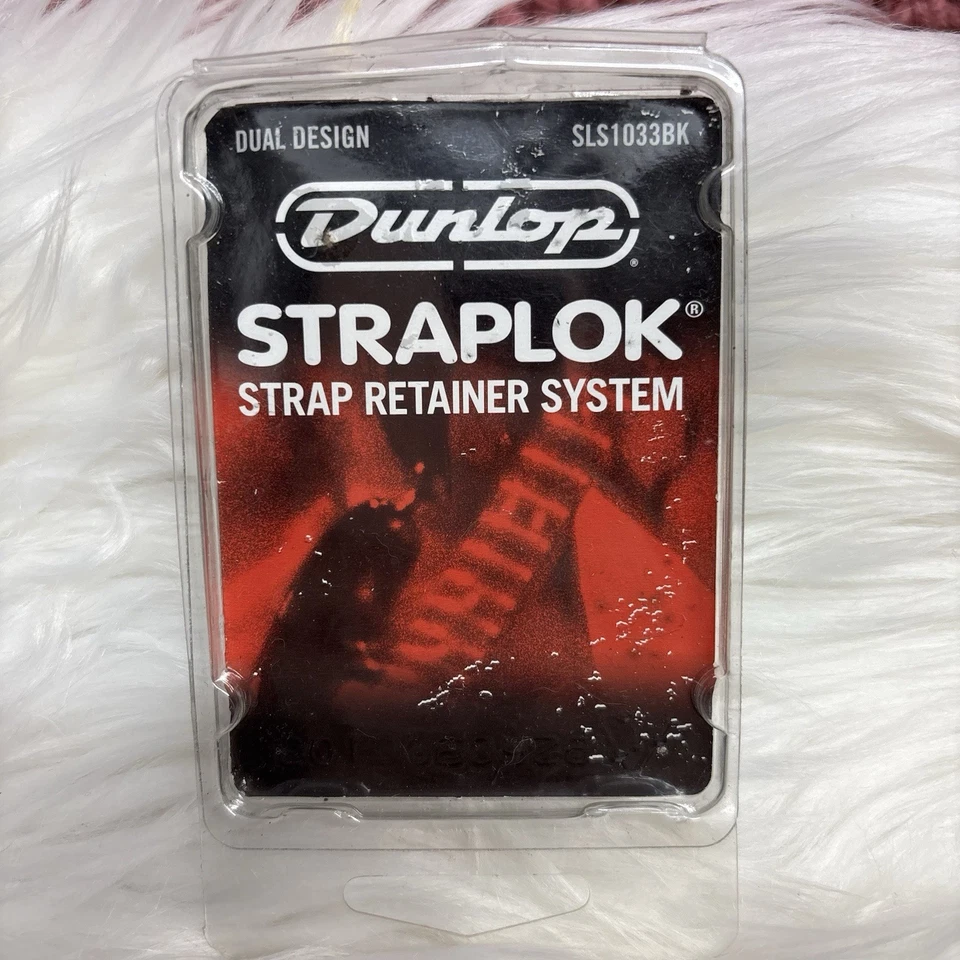 Sistema de retenção Dunlop Straplok Steps design duplo Sls1033bk  - Imagem 1 de 4