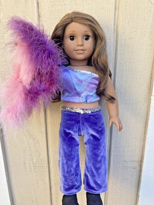 Muñeca American Girl 18” Marisol en traje de baile de jazz - cabello castaño y ojos latina Foto 1 de 4