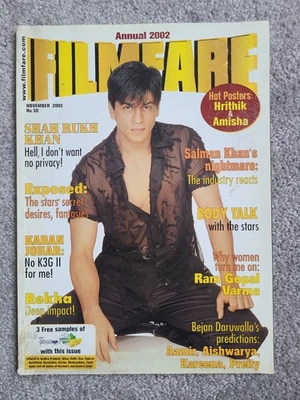 Filmfare Annual 2002 Magazine - Shahrukh Khan Aishwarya Preity Hrithik Kajol - Image 1 of 4
