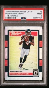 2017 Panini Donruss Optic Deshaun Watson The Rookies Prizm #8 PSA 10 B5 - Picture 1 of 2