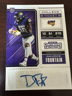 2018 Panini Contenders Draft Picks #290 Daurice Fountain - Image 1 of 2