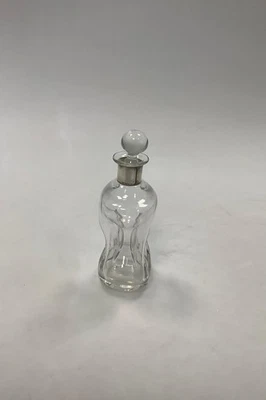 Holmegaard Dragsted Glass Carafe with silver ribbon - Image 1 of 4