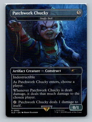 1x  Patchwork Chucky (Stuffy Doll) (0880) Secret Lair Drop SLD MTG Magic NM - Image 1 of 2