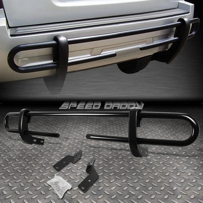 FOR 03-20 TOYOTA 4RUNNER/GX BLACK COATED DOUBLE-BAR REAR BUMPER PROTECTOR GUARD - Image 1 of 4