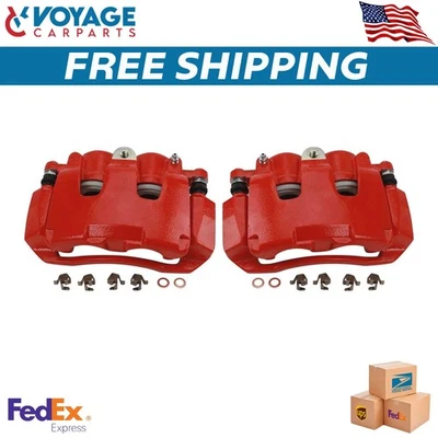 Новый комплект высокопроизводительных суппортов переднего тормоза для 07–09 Chrysler 09–10 Dodge 11–18 Ram - Изображение 1 из 4