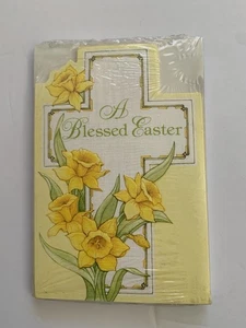 Vtg American Greetings Easter Cards W Envelopes Cross 10 Pack - Picture 1 of 6