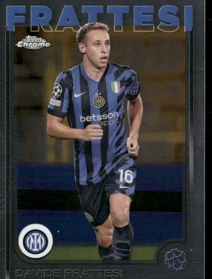 2025 TOPPS CHROME UEFA CHAMPIONS LEAGUE DAVIDE FRATTESI INTER MILAN #195 - Image 1 of 2