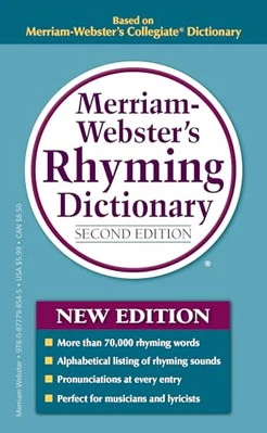 Merriam-Webster's Rhyming Dictionary, Merriam-Webster - Image 1 of 2