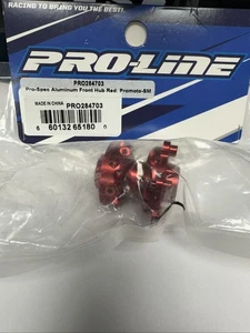 Pro-Line PRO284703 1/4 Pro-Spec Aluminum Front Hub Red for Promoto-SM - Picture 1 of 21