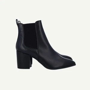Dune London Womens Black Synthetic Ankle Medium Boots EU 41 UK 8 - Picture 1 of 22