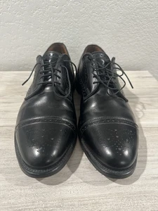 Zapatos de vestir Allen Edmonds Sanford negros para hombre punta de ala Oxford talla 10 E - Imagen 1 de 8