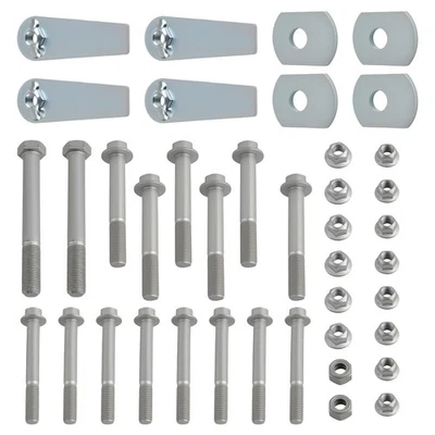 Front & Rear Control Arm Hardware for Jeep Wrangler TJ LJ 97-06 Zinc Plated Kit - Image 1 of 4