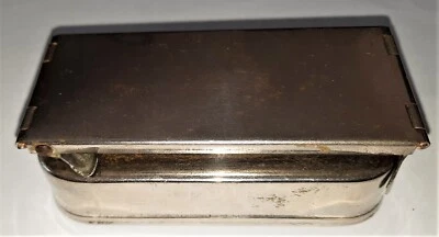 Ancien réchaud à alcool , chauffe fer à friser les moustaches en laiton nickelé  - Photo 1/4