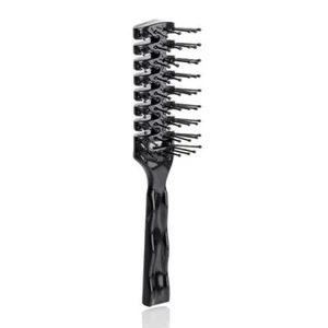 SPAZZOLA RAGNO DISTRICANTE PER CAPELLI PROFESSIONALE NERA 19CM UOMO DONNA - Imagen 1 de 1