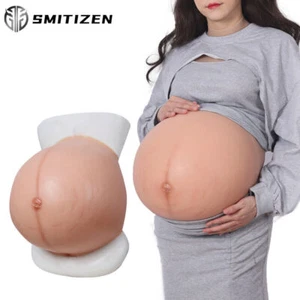 Roanyer silicona falsos gemelos protuberancia abdominal gemelos vientre embarazada para travesti - Imagen 1 de 16