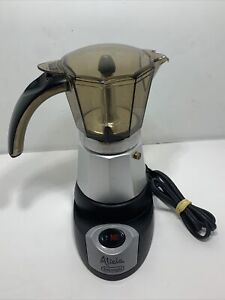 Delonghi EMK6 Alicia Electric Moka Espresso Coffee Maker Tested Works