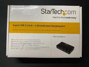 StarTech 4-Port USB 3.0 Hub Plus Dedicated Charging Port (ST53004U1C) - Picture 1 of 9