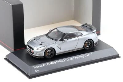 1:43 Kyosho Nissan Gt R R35 Nismo Grand Touring Car Grigio Metallico KSR43110GR - Immagine 1 di 3