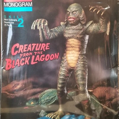 Monogram Creature from the Black Lagoon Plastic Model Kit 6490 Sealed 1/8 scale - Image 1 of 4