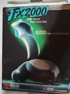 FX2000 THE ULTIMATE FLIGHT CONTROL STICK SUNCOM TECHNOLOGIES FOR IBM AND COMPAT. - Picture 1 of 4