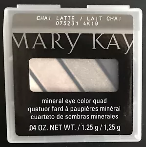 New In Package Mary Kay Mineral Eye Color Quad Chai Latte Full Size Fast Ship - Picture 1 of 2