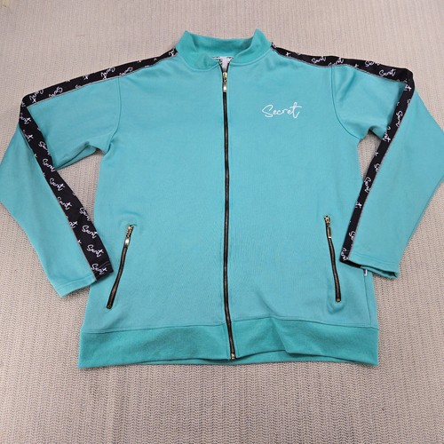 UNDERCOVER Secret Scientist Track Jacket Uomo Extra Large Teal Full Zip Streetwear Hip Hop