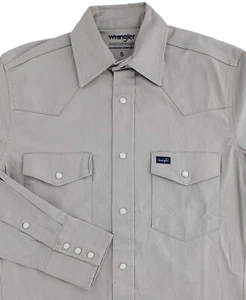 Camisa para hombre Wrangler Advanced Comfort estilo occidental, a presión, sin etiquetas, serged - Imagen 1 de 14