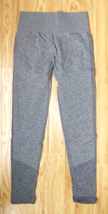 Brandneu ohne Etikett DAMEN NAHTLOSE SCRUNCH LEGGINGS LARGE 12/14 GRAU FITNESS YOGA LAUFEN TOP - Bild 1 von 14