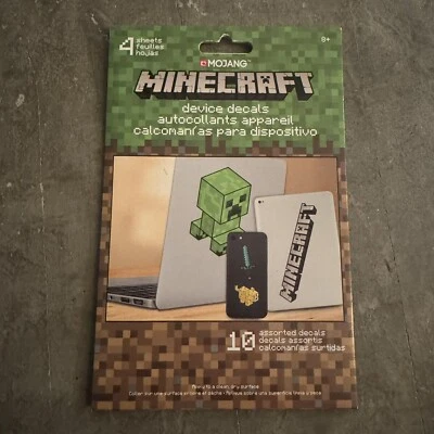 Mojang Minecraft Gang Device Decals New - Image 1 of 2