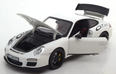 PORSCHE 911 997 II GT3 RS 2010 COUPE BLANCO NEGRO LANE NOREV 187561 1/18 METAL - Imagen 1 de 4