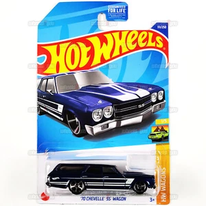 2022 Hot Wheels - 70 CHEVELLE SS WAGON #111 blue - HW Wagons - 1:64 Mattel HVC19 - Picture 1 of 2