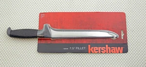 # 1247 Kershaw Narrow 7 1/2 " Fish Fillet Knife sheath 1247X new on Card fishing - Picture 1 of 5