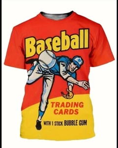 Topps Baseball T-Shirt Size XXL Rare Design NEW!!! - Picture 1 of 1