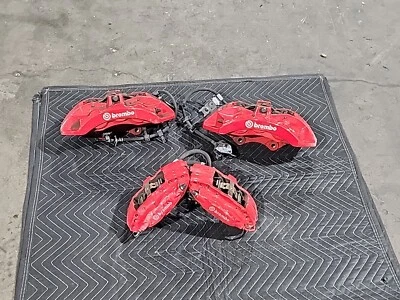 2015-2021 Dodge Charger Challenger Hellcat / Scat Pack 6 Piston Brembo Calipers  - Image 1 of 4