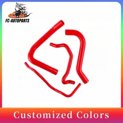 For BMW S1000R S1000XR S 1000 RR HP4 2009-2019 Silicone Radiator Hoses Kit Red - Image 1 of 4