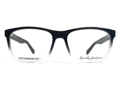 Randy Jackson Eyeglasses Frames 3073 189 Black Fade Clear Extended 57-17-145 - Image 1 of 4