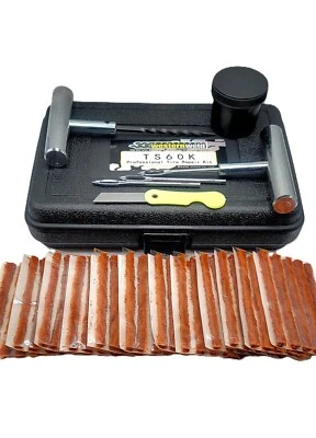 Western Weld TS60K Professional Tire Repair Kit 65 Pieces. Made In USA Plugs. - Image 1 of 4
