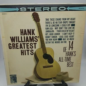 HANK WILLIAMS' : GREATEST HITS / MGM RECORD / LP / SE 3918 / 63 ST 330 / USA - Picture 1 of 7