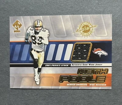 2001 Pacific Private Stock Game-Worn Gear Keith Poole #53 Patch - Image 1 of 2