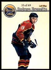 1999-00 Pacific Prism Andrew Brunette /69 Atlanta Thrashers #6