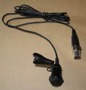 Pro Clip-on Lavalier Lapel Microphone for AKG Samson Wireless TA3F mini - Picture 1 of 10