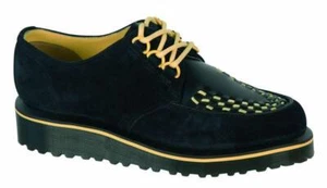 Dr Martens 3 Hole Creepers Beck Black High Suede WP+Smooth - Picture 1 of 2