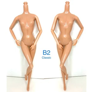 DIY OOAK 2 PACK Replacement Doll Body Natural “B" Jointed Articulated B0B2CPHJ2Q - Picture 1 of 11