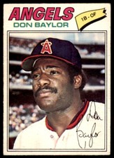 1977 O-PEE-CHEE. DON BAYLOR CALIFORNIA ANGELS #133