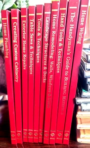 Set of 10 Volumes of Handyman Club of America Hardcover Book Lot Home Repair DIY - Imagen 1 de 13