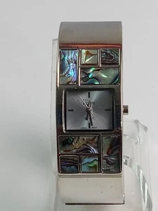 Damenuhr Vivani Abalone silberfarben Manschettenarmband Quarz - Bild 1 von 12