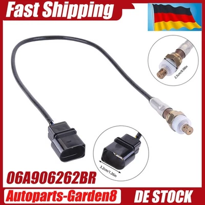 Para VW Golf Jetta Touran 1;6 Audi A3 8P 5 hilos sonda lambda sensores O2 delante de Cat - Imagen 1 de 4